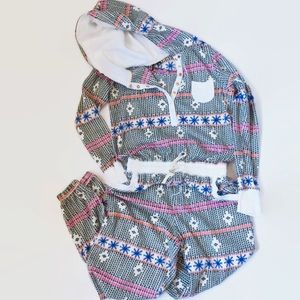 Kensie Adult Onesie Winter Pajamas Brushed Fleece